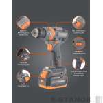 Дрель-шуруповерт аккумуляторная PATRIOT BR 216 UES — изображение 2