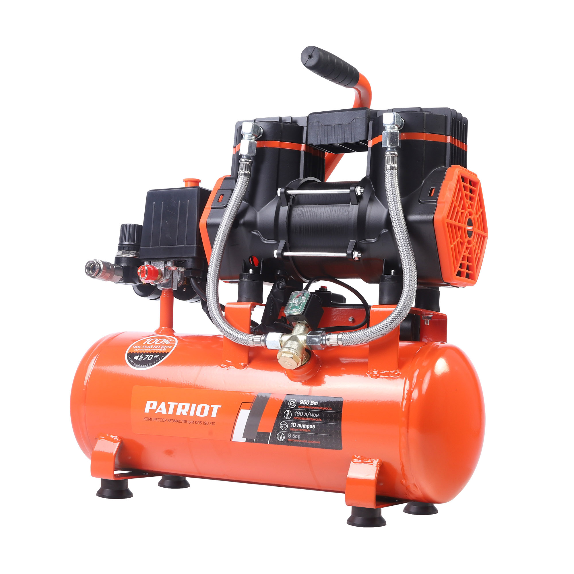 526302410 Компрессор поршневой безмасляный PATRIOT KDS 190 F10 — изображение 1