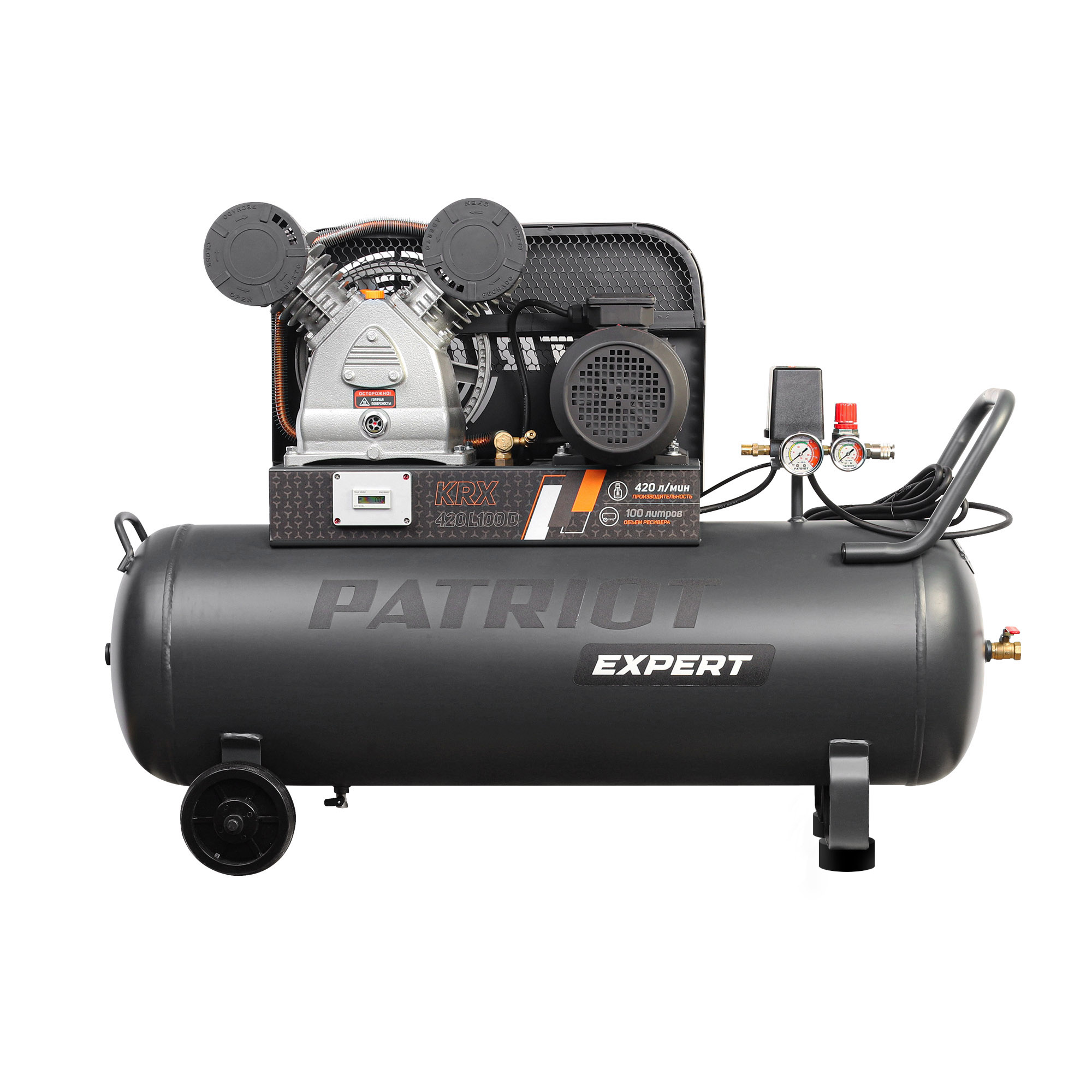 545302320 Компрессор поршневой ременной PATRIOT KRX 420 L100 D — изображение 1