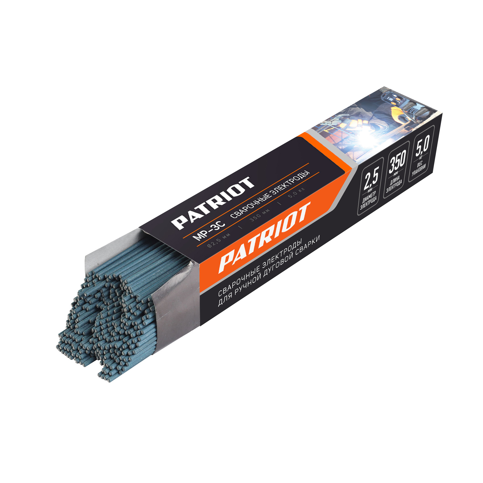 605012200 Электроды сварочные МР-3С (2.5х350 мм, 5 кг) — изображение 1