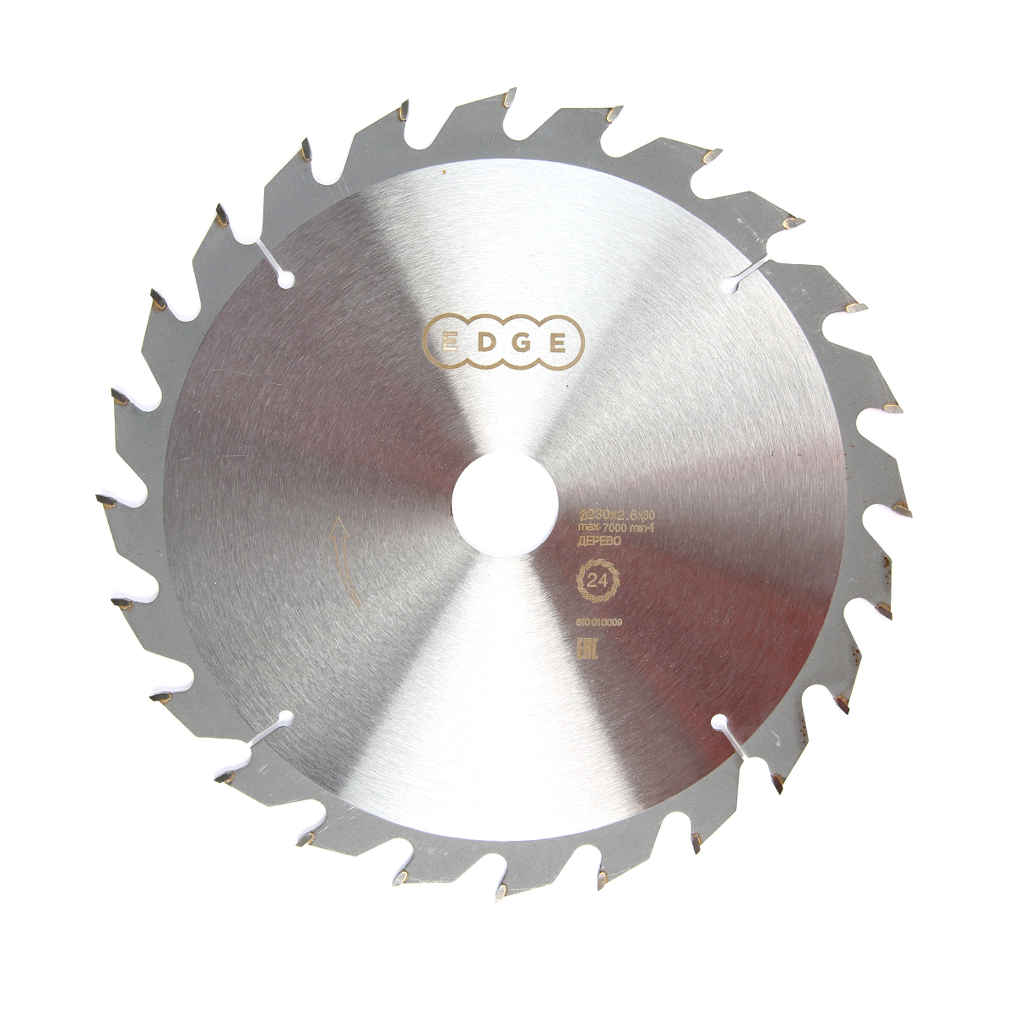 810010009 Диск пильный по дереву (230х24х30 мм, 24 зубца) — изображение 1