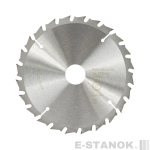 Диск пильный по дереву (185х24х30/20 мм, 24 зубца)