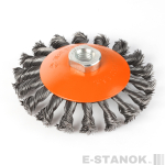 Щетка тарельчатая витая (115 мм, М14)