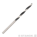 Сверло по дереву спиральное W-образная заточка 3 мм