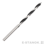 Сверло по дереву спиральное W-образная заточка 4 мм