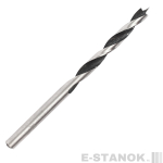 Сверло по дереву спиральное W-образная заточка 5 мм