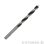 Сверло по дереву спиральное W-образная заточка 6 мм