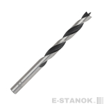 Сверло по дереву спиральное W-образная заточка 8 мм