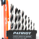 Набор сверл по дереву спиральные W-образная заточка 3, 4, 5, 6, 7, 8, 9, 10 мм — изображение 4