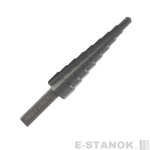 Сверло по металлу ступенчатое (4х12 мм, шаг 1 мм)