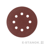 Круг шлифовальный на липучке (125 мм, Р60, 8 отв.)