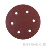 Круг шлифовальный на липучке (225мм, Р40, 6 отв)