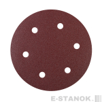 Круг шлифовальный на липучке (225мм, Р60, 6 отв)