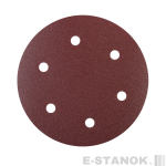 Круг шлифовальный на липучке (225мм, Р80, 6 отв)