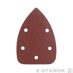 Треугольник шлифовальный на липучке (140х140х80 мм, Р60, 5 шт.)