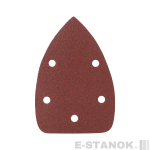 Треугольник шлифовальный на липучке (140х140х80 мм, Р80, 5 шт.)