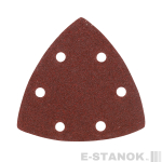 Треугольник шлифовальный на липучке (80х80х80 мм, Р60, 5 шт.)