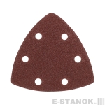 Треугольник шлифовальный на липучке (80х80х80 мм, Р80, 5 шт.)