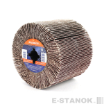 Щетка абразивная лепестковая для брашировальных машин (120х100 мм, Р60)