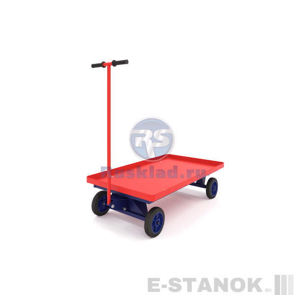 Тележка платформенная с поворотной осью ТПО