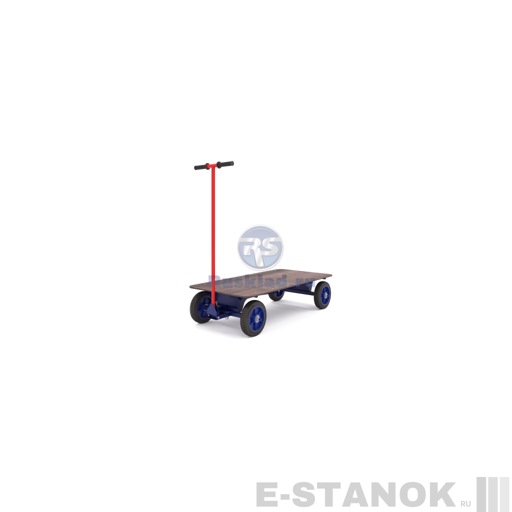 Тележка платформенная с поворотной осью ТПО О